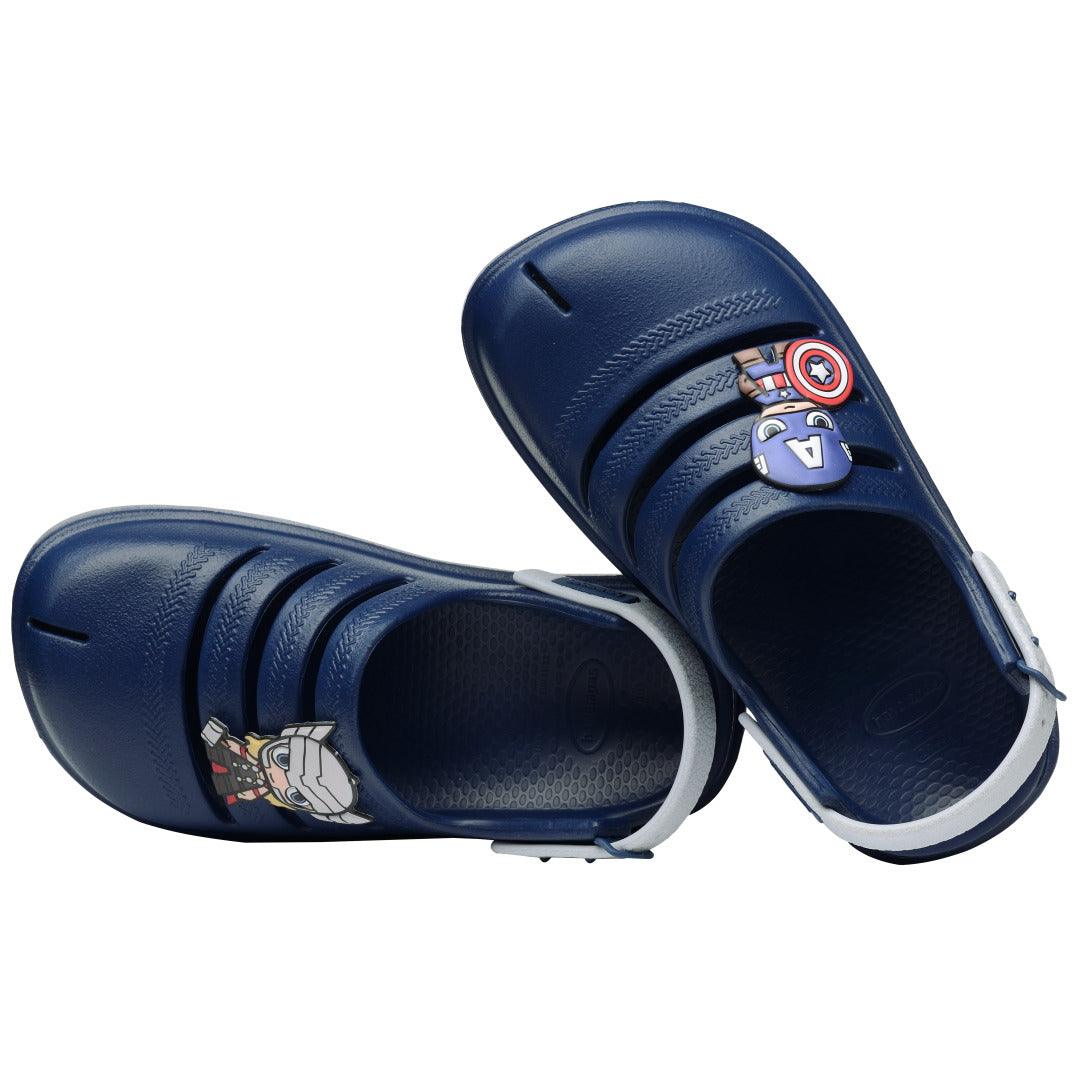 Chinelo Clog Havaianas Infantil Marvel Capitão América Marinho - Image 4
