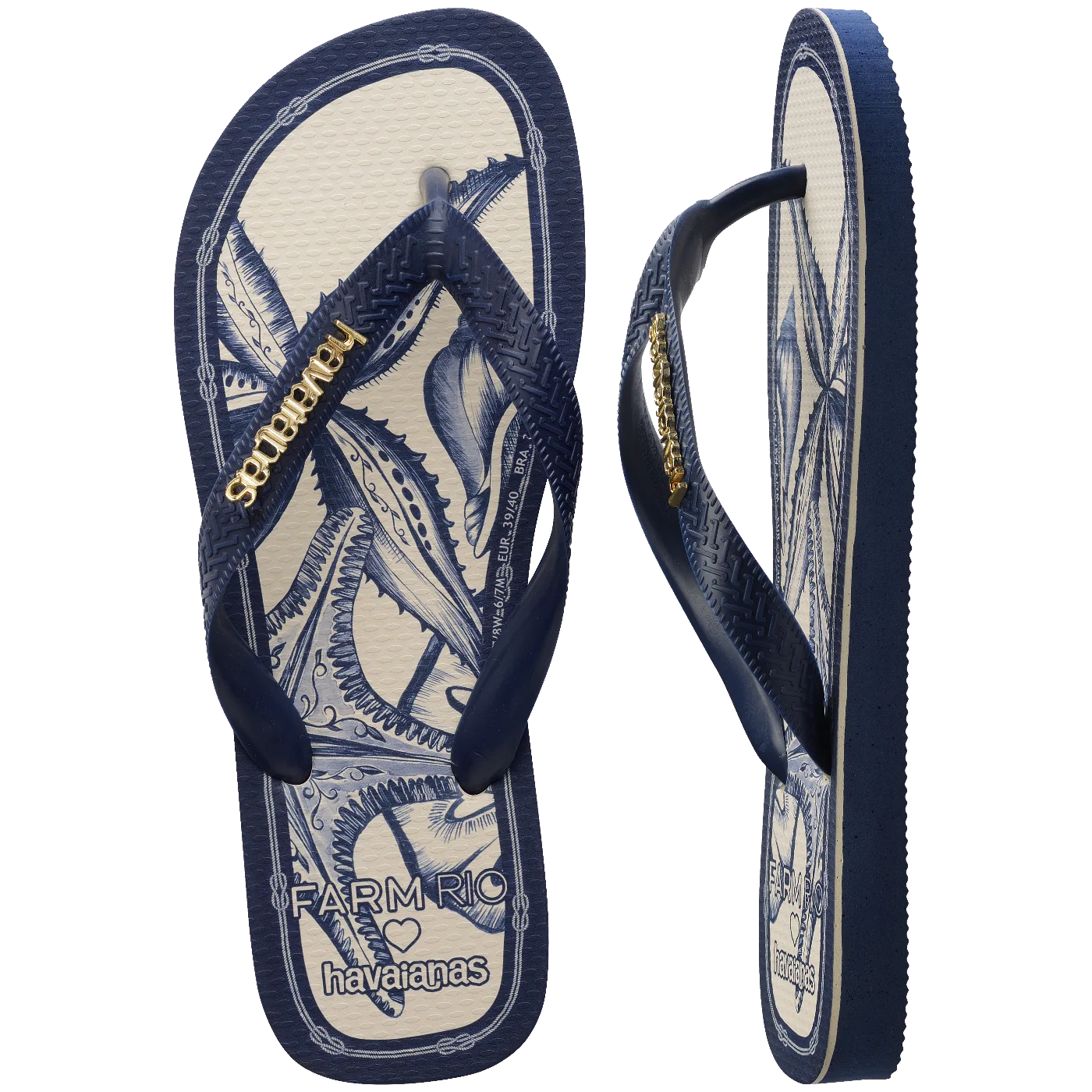 Chinelo Havaianas Farm Mar de Ondas - Image 5