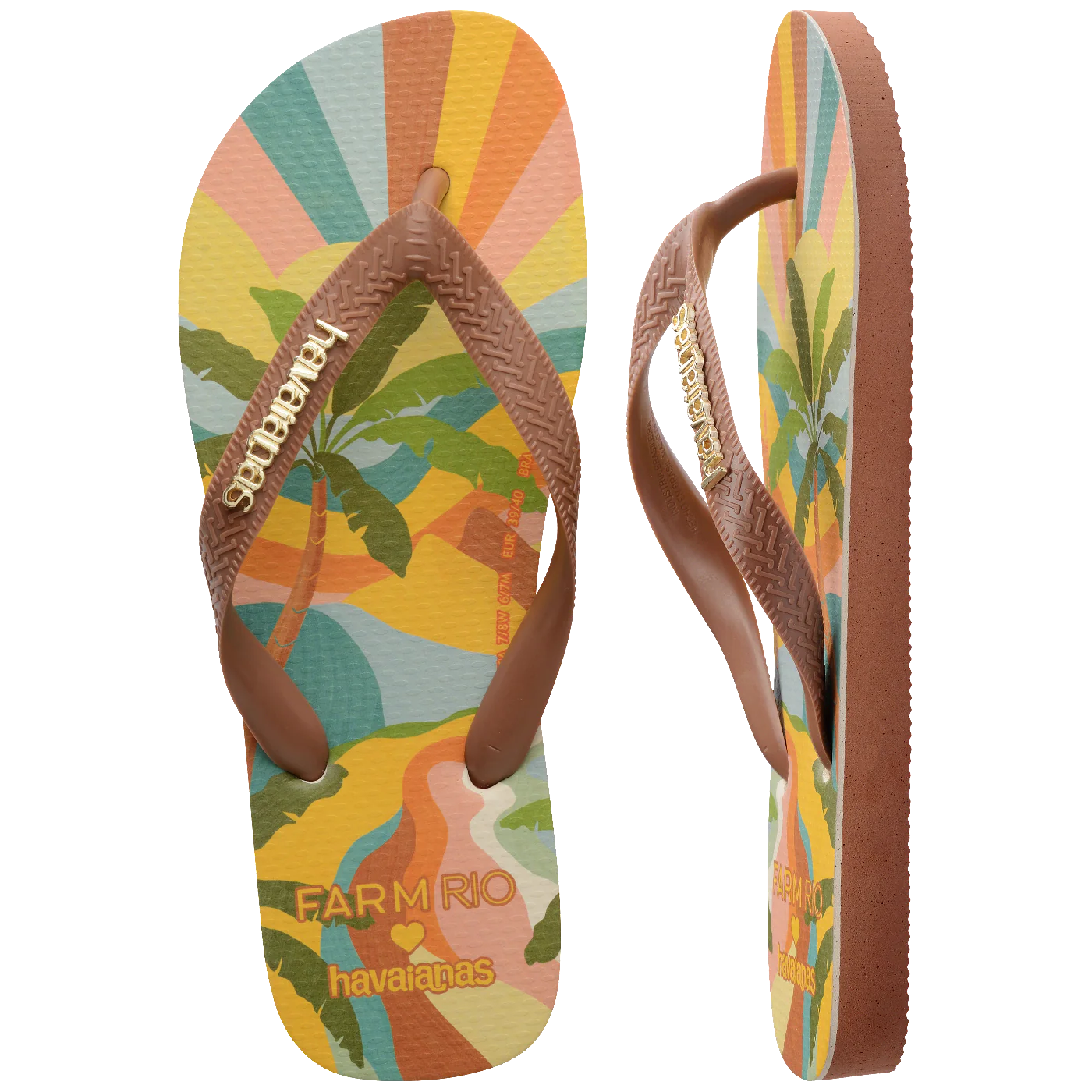 Chinelo Havaianas Farm Paisagem Carioca - Image 5