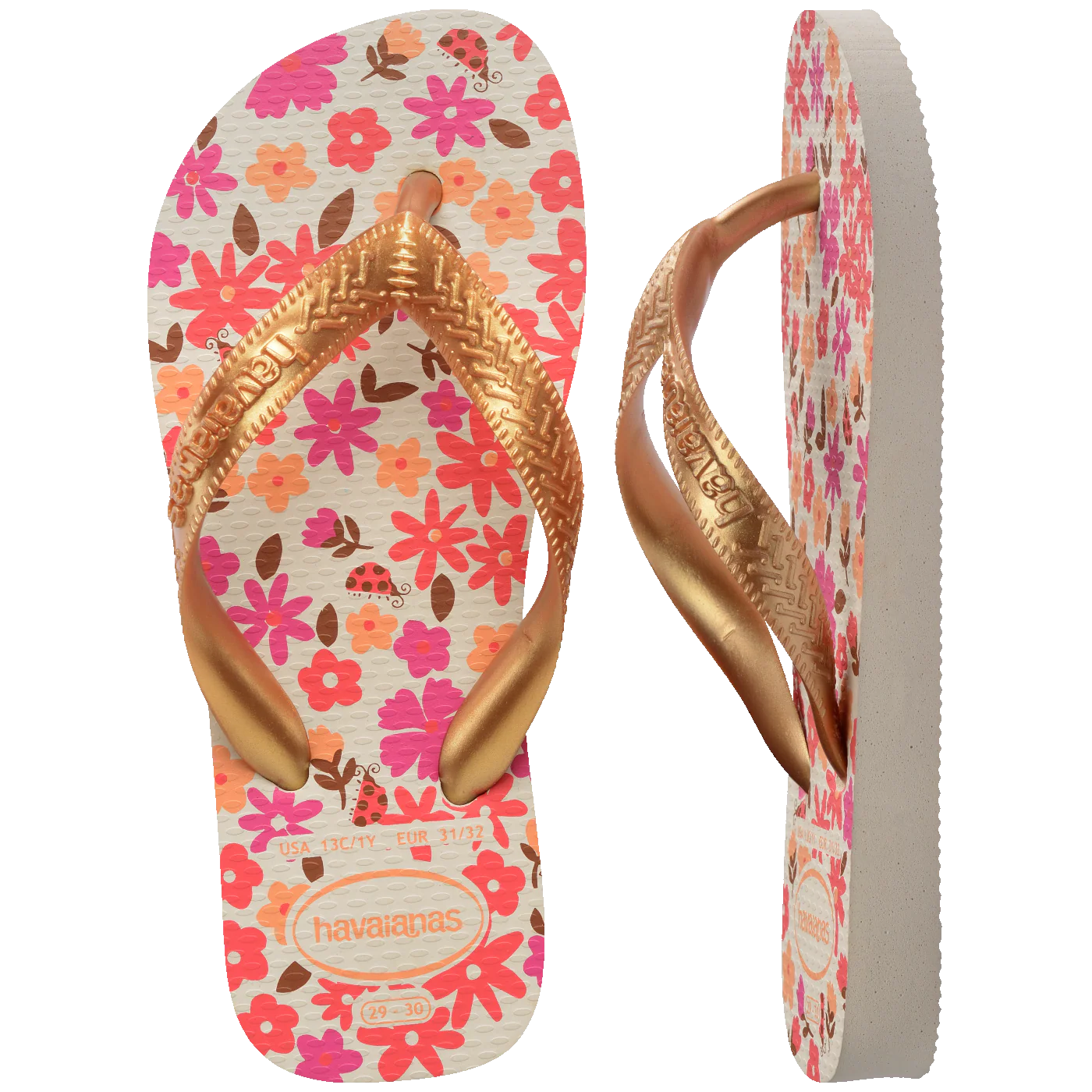 Chinelo Havaianas Infantil Flores - Image 4