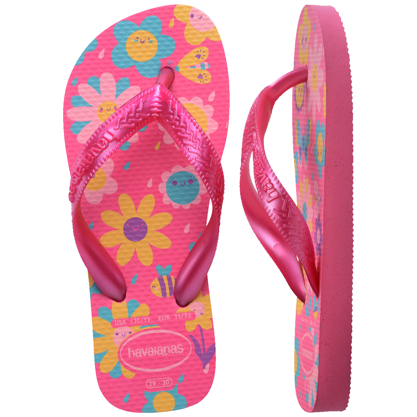 Chinelo Havaianas Infantil Flores - Image 5