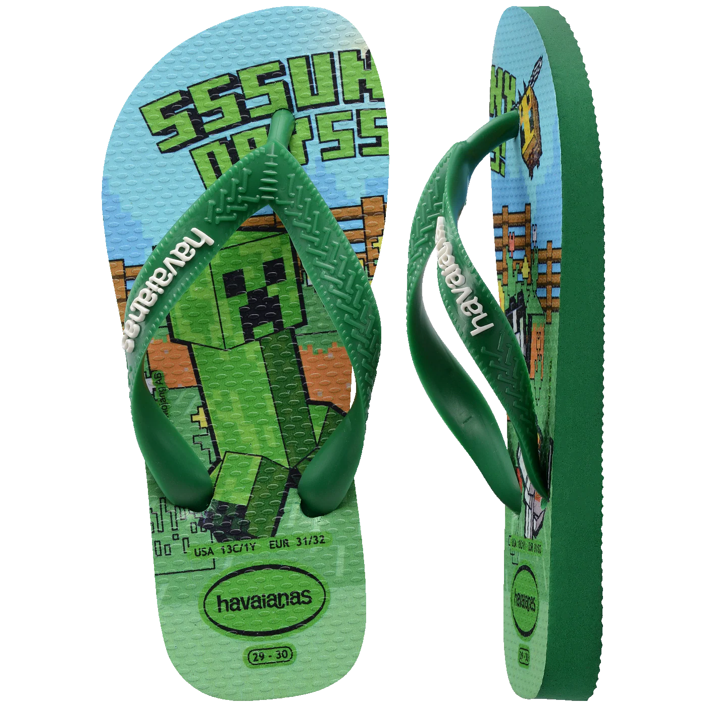 Chinelo Havaianas Infantil Minecraft - Image 6
