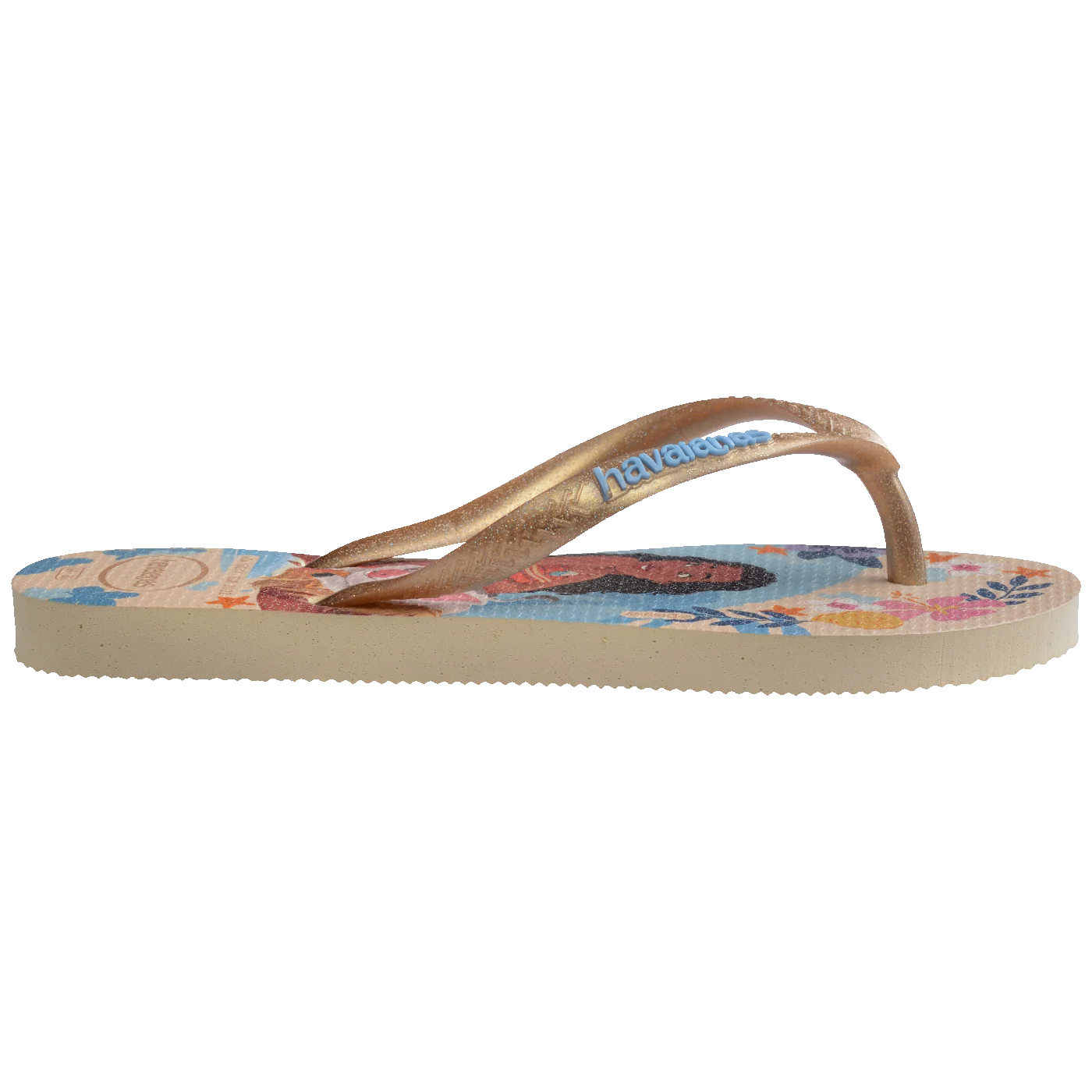 Chinelo Havaianas Infantil Slim Princesas Ariel & Moana - Image 3