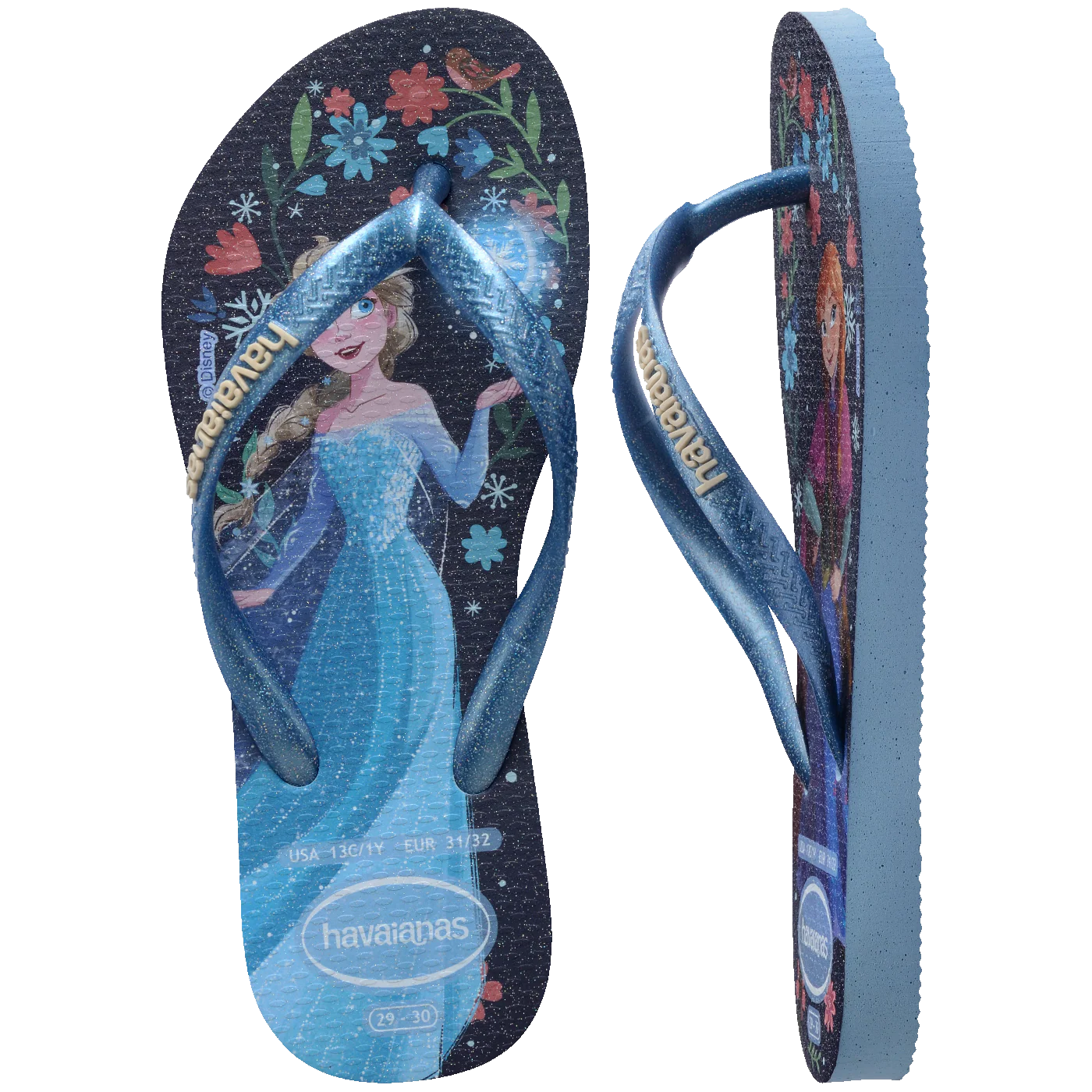 Chinelo Havaianas Infantil Slim Princesas Frozen - Image 5