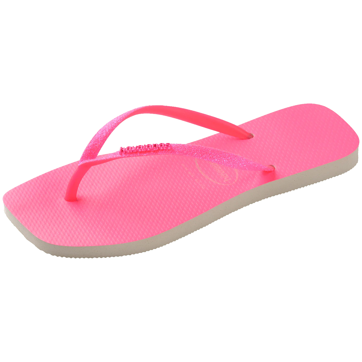 Chinelo Havaianas Slim Square Glitter Neon - Image 6