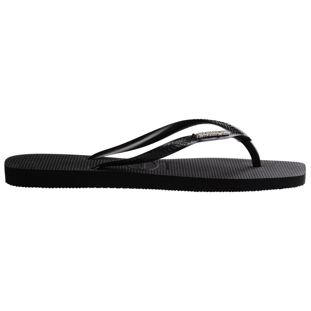 Chinelo Havaianas Slim Square Logo Metallic - Image 3