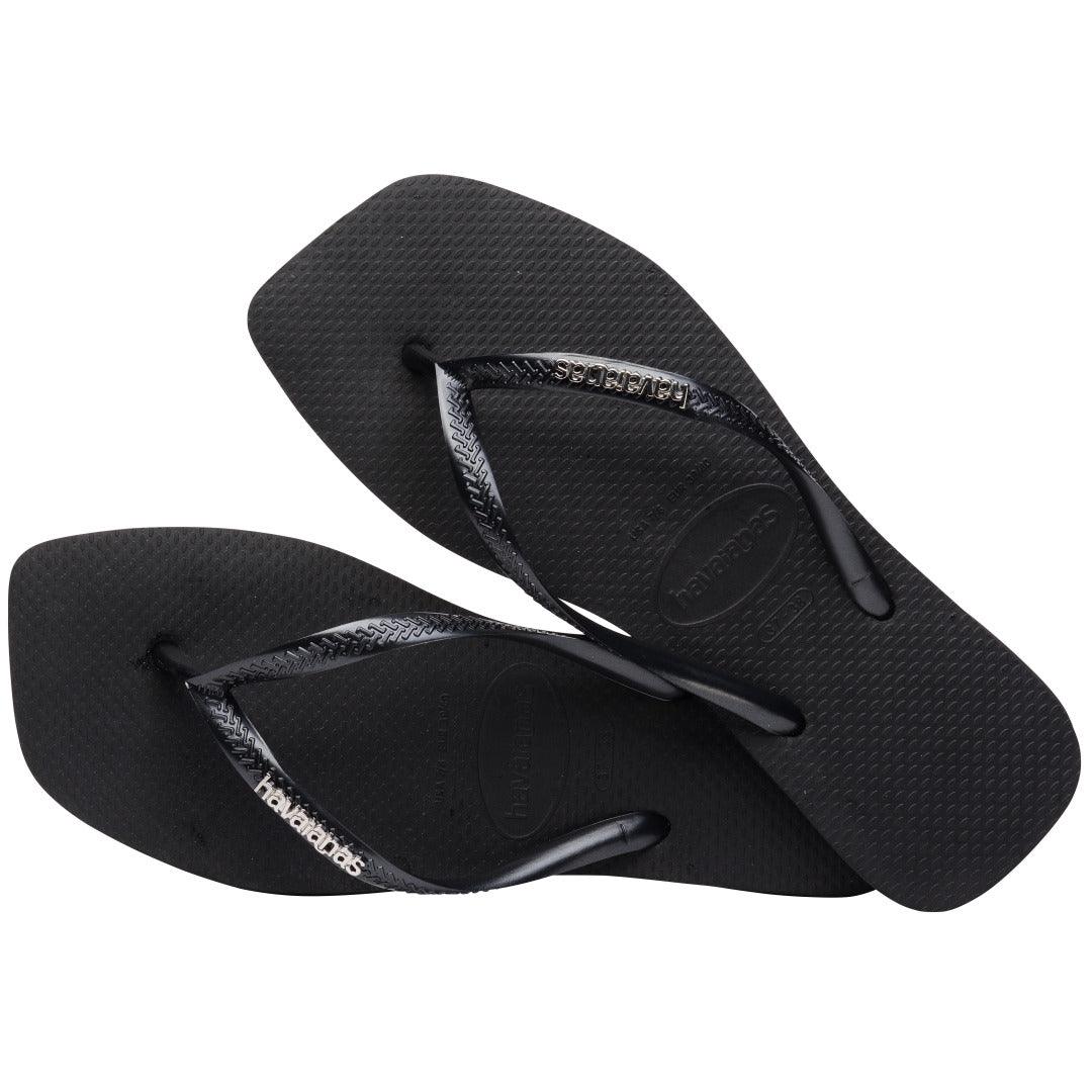 Chinelo Havaianas Slim Square Logo Metallic - Image 4