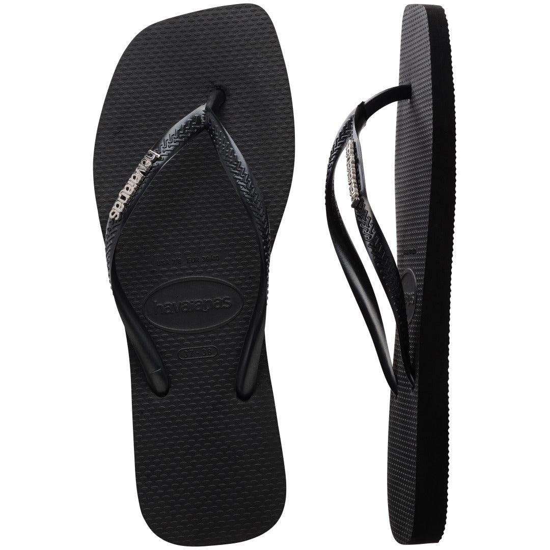 Chinelo Havaianas Slim Square Logo Metallic - Image 5