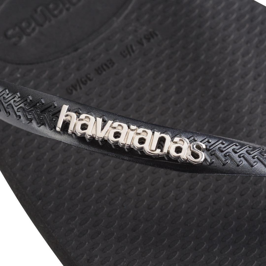 Chinelo Havaianas Slim Square Logo Metallic - Image 6