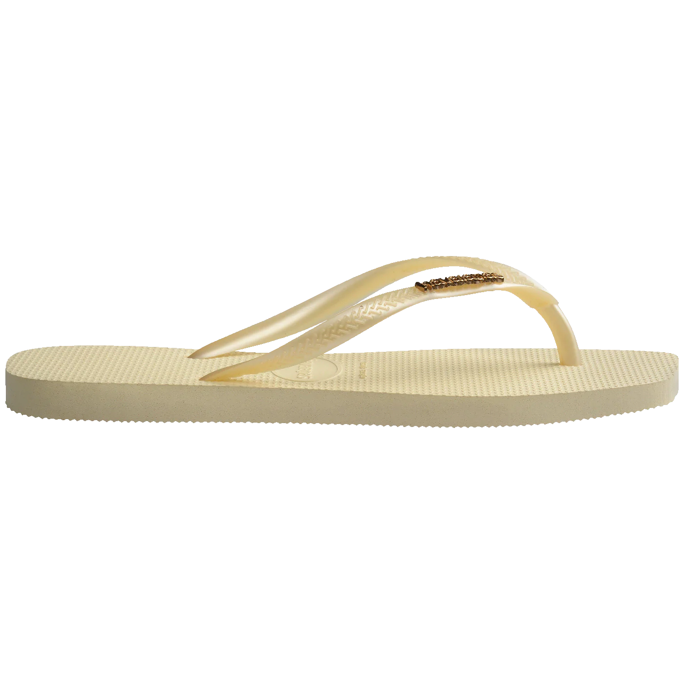 Chinelo Havaianas Slim Square Logo Metallic - Image 3