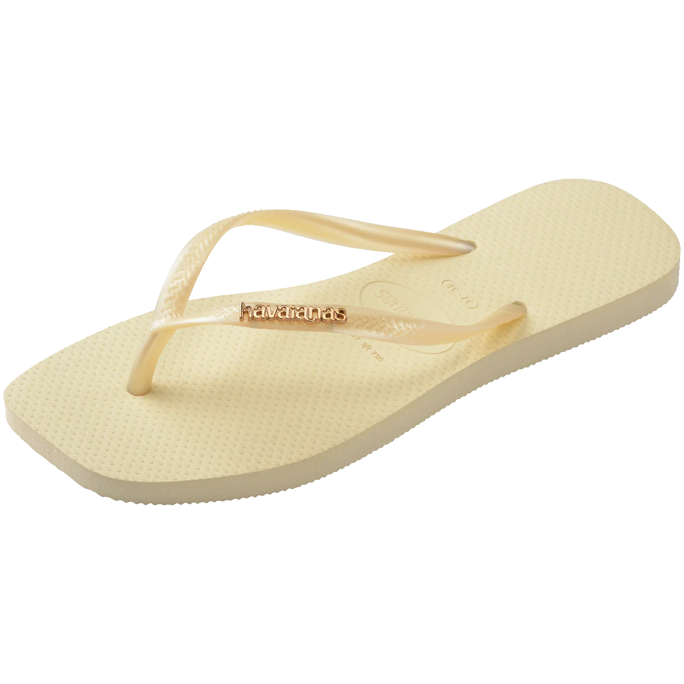 Chinelo Havaianas Slim Square Logo Metallic - Image 4