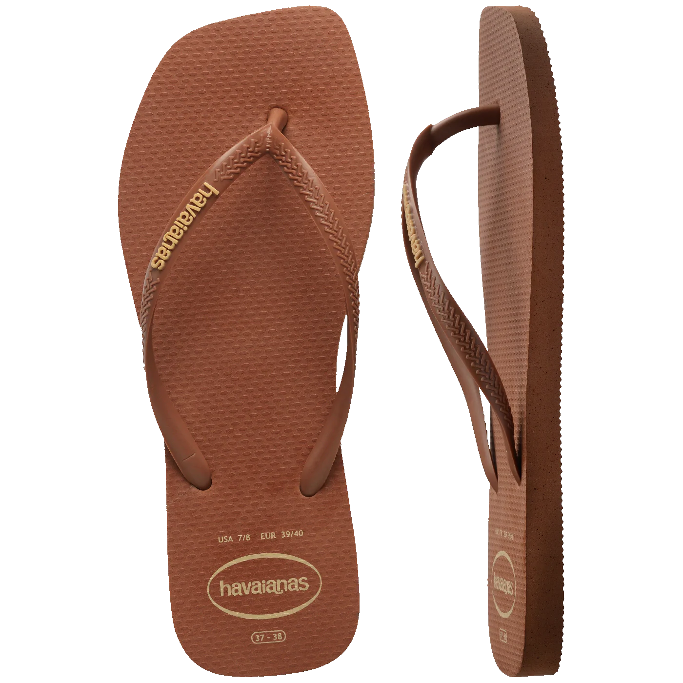 Chinelo Havaianas Slim Square Logo Pop Up - Image 5