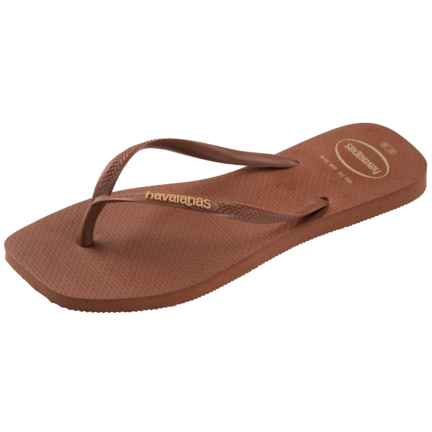 Chinelo Havaianas Slim Square Logo Pop Up - Image 6