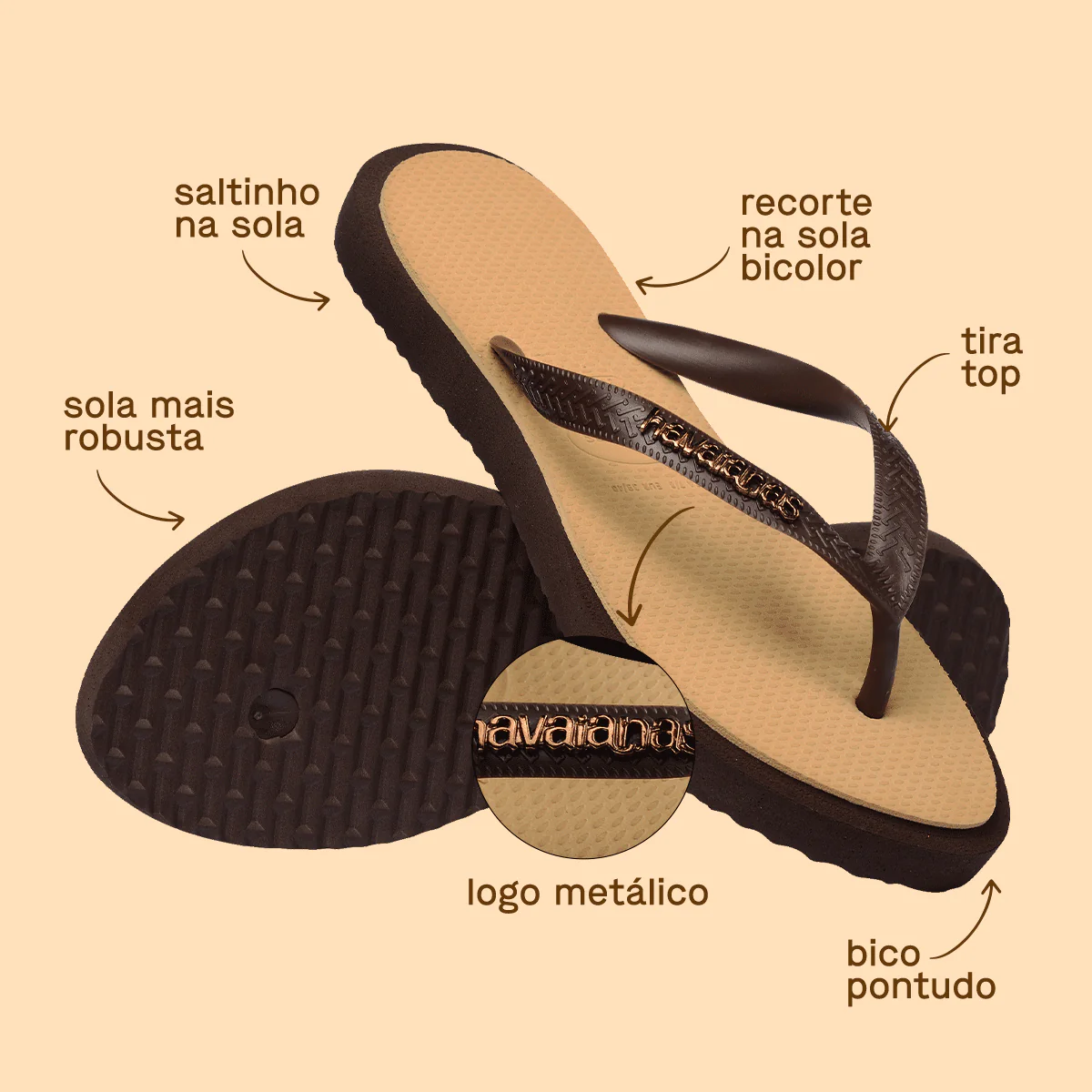 Chinelo Havaianas Top Point Fusion - Image 3