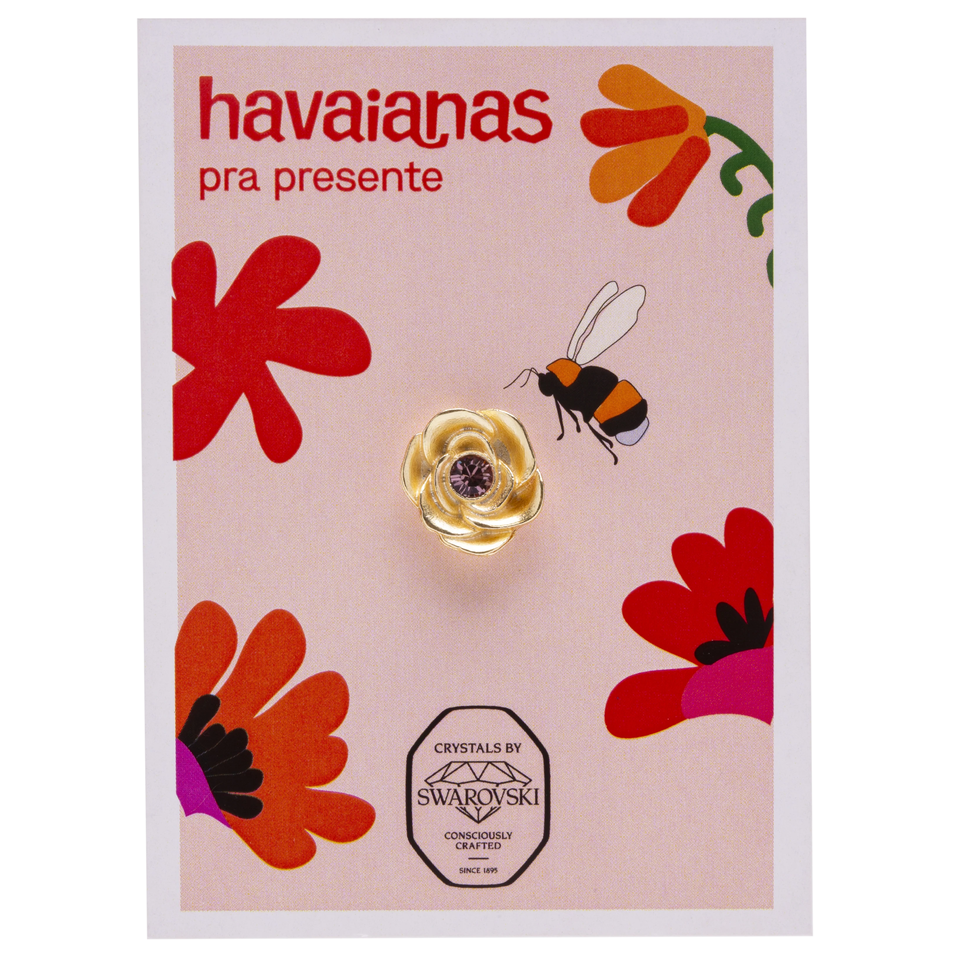 Pin Havaianas Flor Swarovski - Image 7